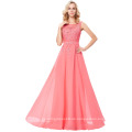 Grace Karin neue Farben ärmellose V-Back lange Chiffon Abendkleid Nachtkleider CL007555-7